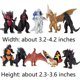 thumbnail image 1 of Dinosaurios Juguetes Figuras de Acción Rey de los Monstruos Mini Dinosaurio Mothra Imago B Waidobyu Waidobyu, 1 of 2