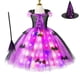 thumbnail image 3 of Vestido de princesa elegante con luz LED para niña, traje de bruja, Bata de punto púrpura, Carnaval y trajes de Halloween, ropa de fiesta, 3 of 4