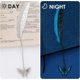 thumbnail image 3 of Marcador de Metal KAIYANG con Forma de Pluma Plateada y Colgante de Mariposa 3D, 3 of 4