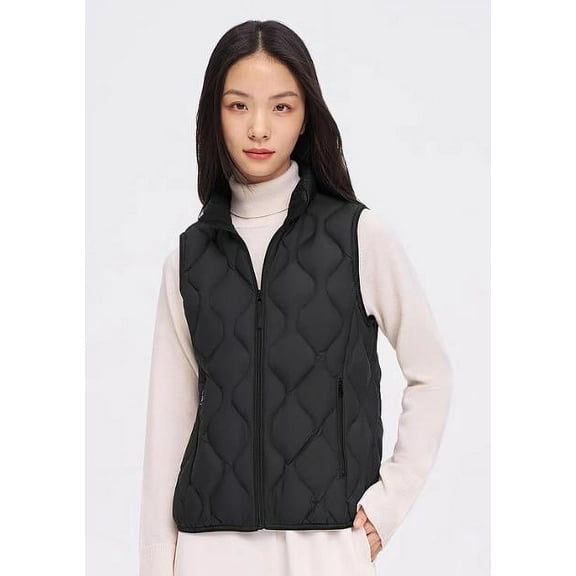 Hemeisi Lightweight Ergonomic Down Vest Thermal Insulated Outdoor Wear for Women