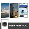 thumbnail image 3 of BESTYASH 2Pcs Boat Hatch Pull Handle Black Nylon Flush Mount with Stainless Steel for Cabin Hatch, 3 of 6