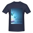 thumbnail image 4 of Bingfone Butterflies And Waterlily In Water Men'S Loose Fit Short-Sleeve Pocket T-Shirt, 4 of 7