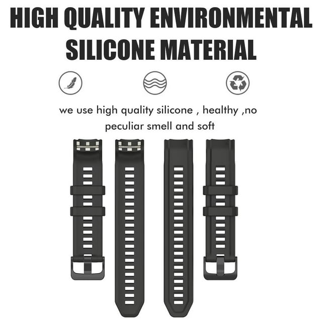 Sangles de Remplacement Bracelet en Silicone Compatibles pour Instinct 2s Sports GPS Smartwatch Sangles en Silicone avec Outils