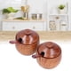 thumbnail image 5 of 4 Uds. Cuenco de Madera para Salero, Recipiente para Sal, Tarro para , Salero y Pimentero, Caja de Condimentos para Cocina, Madera Natural, Marrón Oscuro, 5 of 5