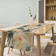 thumbnail image 2 of Camino de mesa tropical con hojas 33x91 cm estilo boho moderw, 2 of 6