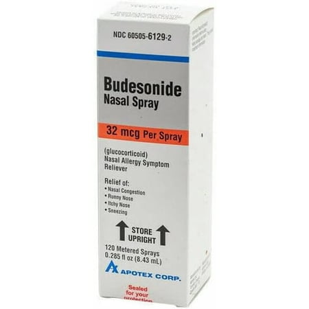 Budesonide Nasal Spray, 32 mcg, 120 Metered Sprays