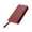 Wine red, variant on Zippered Leather Covers for 7.28x3.54Inch Pocket Field Notebook Planner Notepads Leather Journal Covers Protective Case