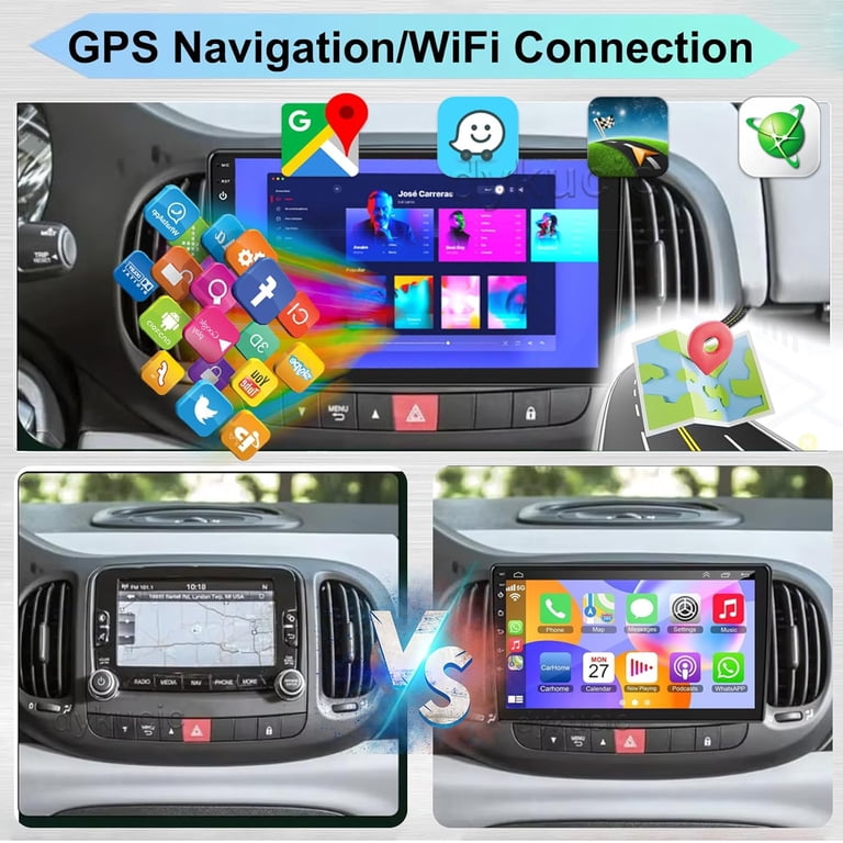 2G 64G 10.1''Autoradio 2 Din pour Fiat 500L 2012-2017 Wireless Carplay Android Auto avec écran HiFi Car Radio Bluetooth WiFi Navi RDS/FM Radio AHD 2G 64G 10.1''Autoradio 2 Din pour Fiat 500L 2012-2017 Wireless Carplay Android Auto avec écran HiFi Car Radio Bluetooth WiFi Navi RDS/FM Radio AHD
