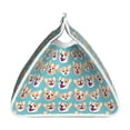 thumbnail image 3 of Lsque Cute Corgi Head Printed Long Tissue Box Cover Holder, Facial Paper Organizer Dispenser,Triangle with Bottom Belt, PVC Leather Decorative Organizer, 3 of 9
