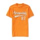 thumbnail image 1 of Aeropostale Logo 87 - Camiseta adornada para hombre, naranja, extra pequeña, 1 of 2