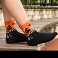 thumbnail image 4 of Orange and Black Haunted House Socks, 4 of 4