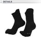 thumbnail image 5 of Calcetines de ciclismo Unique Bargains, secado rápido, antideslizantes, absorbentes de sudor, desodorantes y anti-fricción, negros, tamaño M, neutros y universales, 5 of 7