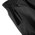 thumbnail image 6 of Lovskoo Capri Pants for Women Cotton and Linen Trendy Solid Color Loose Casual Wide Leg Cropped Lounge Pants Black, 6 of 9