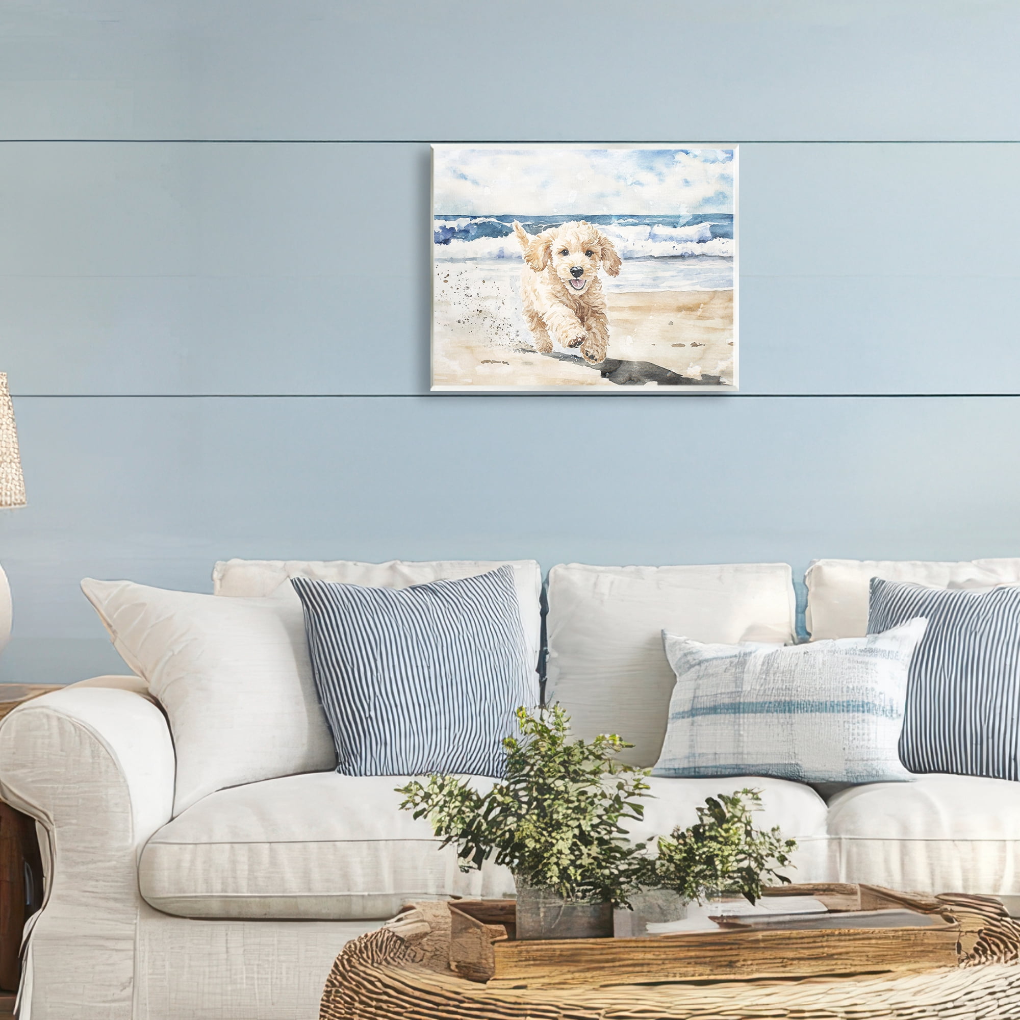 Stupell Industries Ocean's Best Friend Pup Wall Plaque Art, design by Svetlana Aleynikova