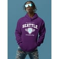 thumbnail image 2 of Seattle 88 Tennis Hoodie Men -Image by Shutterstock, Male Medium, 2 of 4