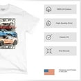 thumbnail image 6 of Shelby Cars Sketch T-shirt Mustang Racing American Muscle Car GT500 Cobra Performance Powered by Ford Men's Tee, 6 of 7