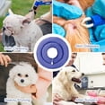 thumbnail image 3 of Collar inflable de recuperación para perros - Mediano, cómodo collar protector para perros y gatos, collar isabelino ajustable para la recuperación de mascotas, anti-mordeduras/sanguijuelas, 3 of 5