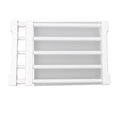 thumbnail image 1 of Tringle d'Étagère à Tension Extensible pour Garde-Robe, Support de Rangement Réglable Sans Clous pour Armoire Bricolage, Séparateur pour Garde-Robe Placard Longueur 23-30cm / 9.1-11.8 Po, 1 of 8