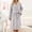 Gray, variant on Ynynloco Women Shawl Plush Fleece Kimono Robes Bathrobe Soft Sleepwear V-neck Casual Ladies Loungewear Housecoat with Pockets