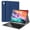 Navy, variant on Backlit Detachable Keyboard Case for iPad Pro 12.9" 1/2 Gen, Pencil Slot Leather Folio