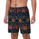 thumbnail image 1 of Balery Mexican Flower Bañador para hombre, shorts de playa de secado rápido con entrepierna y forro de compresión-Medium, 1 of 6