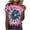 Z9-Gray-tie dye shirts for women, variant on Yourumao Women's Tie Dye Shirts Hippies Senior Short Sleeve Tops Vintage Loose Casual Blouses Crew Neck Graphic Tees Summer Outgoing Tshirts