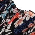 thumbnail image 4 of mameluco informal sin mangas del verano floral de las mujeres del hombro l negro Sunnimix Mono floral sin mangas, 4 of 8