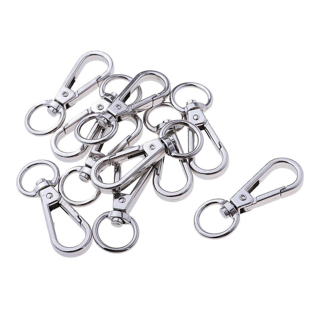 5/10Pcs Metal Claw Clasps Swivel Lanyards Trigger Hooks for Keychain DIY Bags 