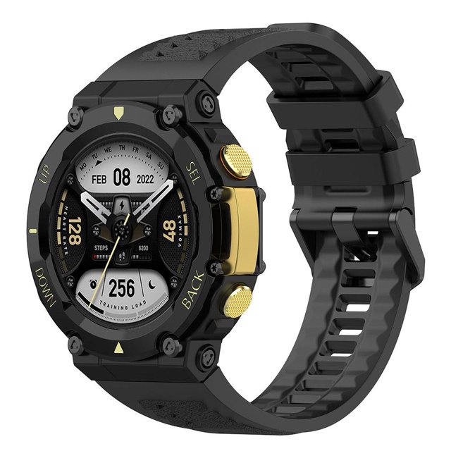 Silicone Watchband with Tools Watch Strap for Amazfit T-Rex 2 A2169 (Dark Blue) Ndcxsfigh Para estrenar