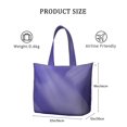 thumbnail image 4 of 22 Inch Oversized Travel Bag Lightweight Canvas Weekender Duffel with Multi Pockets, Aurora Print, 4 of 5