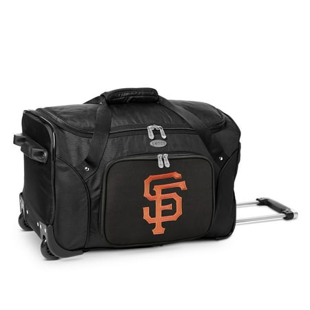 MOJO Black San Francisco Giants 22 2-Wheeled Duffel Bag