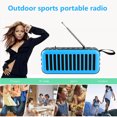 thumbnail image 4 of Altavoz de carga Solar compatible con Bluetooth altavoz estéreo inalámbrico portátil Likrtyny Radio FM linterna LED herramienta de emergencia para exteriores, 4 of 6
