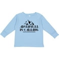 thumbnail image 3 of Inktastic Adventure Is Calling Camping Hiking Boys or Girls Long Sleeve Toddler T-Shirt, 3 of 5