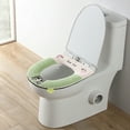 thumbnail image 2 of Hiroekza Toilet Seat Covers,Zipper Model Toilet Seat Household Embroidery Sitting Washer Toilet Seat Cover Cute Washer Four Seasons Universal Toilet Seat Clearance, 2 of 6