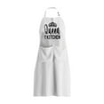 thumbnail image 2 of Matoen12 Polyester Suspenders Neck Apron Adjustable for Home Kitchen Work Clothes Barbecue Baking Apron Holiday Gift, 2 of 6