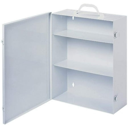 

White Cold Rolled Steel 9FX Industrial Empty First Aid Cabinet 15 Width x 16-5/32 Height x 5-9/16 Depth 3 Shelves