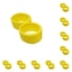 thumbnail image 1 of Soidarity 2 piezas de anillo de agarre de raqueta, mango de bate de bádminton, Kit de fijación de sobregrip, suministros protectores de cinta de agarre, Amarillo 10piezas Soidarity  CBP165267, 1 of 4