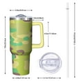 thumbnail image 2 of Camouflage 40oz Tumbler– Stainless Steel Insulated Tumbler with Handle and Straw, Large Capacity Travel Cup for Hot & Cold Drinks, 2 of 6