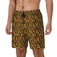 thumbnail image 2 of Balery Snake Skin Mens Swim Trunks Swim Shorts for Men Quick Dry Inseam Beach Shorts with Compression Liner Pocket-3X-Large, 2 of 9