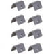 thumbnail image 3 of Camisas para hombres 1 par, Camisas para hombres Ligas para camisas Soportes elásticos ajustables para camisas con clips antideslizantes de bloqueo (25 par, negro), 3 of 9