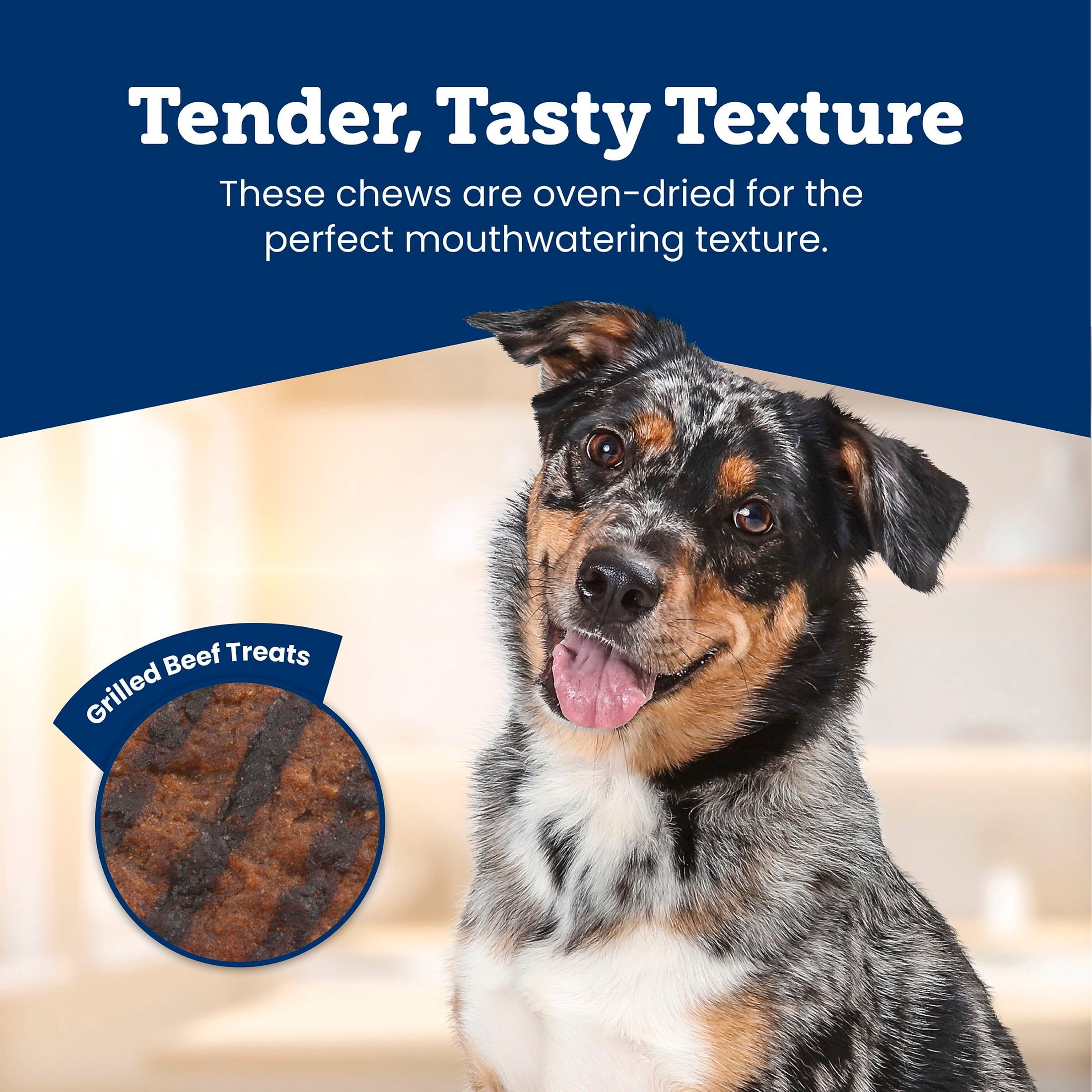 Blue Buffalo True Chews Chicken-Free Dog Treats, Premium Burger Recipe, 10oz.