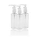 thumbnail image 2 of 24 Pack 3.4oz/100ml Transparent Travel Bottles Pump Bottle Lotion Dispenser Bottle , Massage Oil, S, 2 of 5