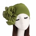 thumbnail image 3 of vbnergoie Women Ladies Retro Big Flowers Hat Turban Hat Cap Pile Cap Male Hats And Caps 47 Brand Caps, 3 of 6