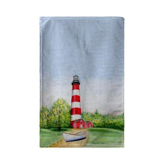 Betsy Drake BT101 Chincoteague Lighthouse, VA Beach Towel - 30 x 50 in.