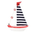 thumbnail image 2 of Adorno para el hogar, mini velero decorativo, decoración de escritorio, modelo de barco de madera, innovación moderna, 2 of 13