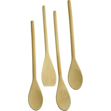Mainstays Set of 4 Wood Spoons