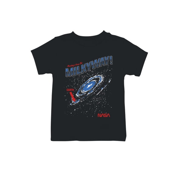 Officially Licensed Nasa Greetings from the Milky Way! Youth's T-shirt