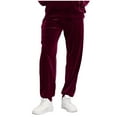 thumbnail image 4 of Yusimy Men's Solid Color 2-Piece Velvet Tracksuit Hoodie Long Sleeve Slim-Fit Jogger Pants Casual Fashion, 4 of 7