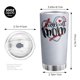 thumbnail image 2 of Taza de café Tumbler Oasisdream de 600 ml con estampado de béisbol, 2 of 6