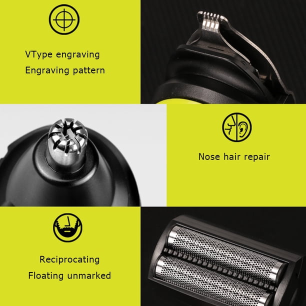 5 en 1 corte de pelo Sideburn Electric Men Hair Clipper Professional Trimmer para Kemei